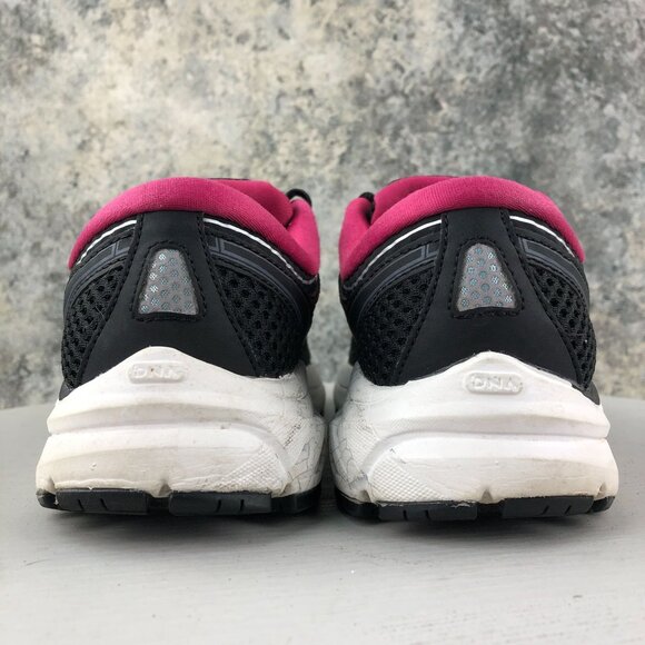 Brooks Women's Size 7.5 2A Addiction 13 Black Pink Running Sneakers 1202532A070 - Picture 8 of 13